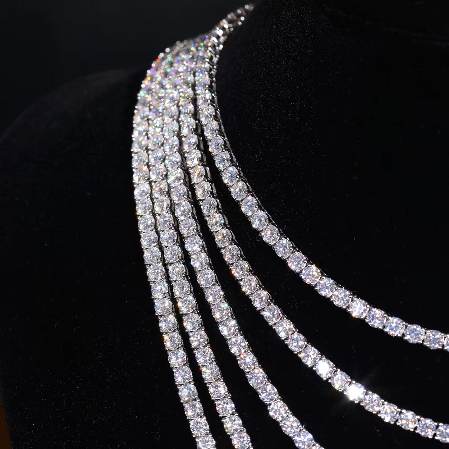 Moissanite Tennis Necklace