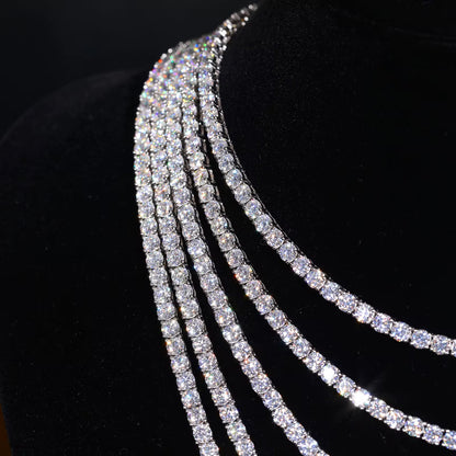 Moissanite Tennis Necklace